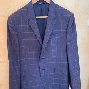 Paul Smith navy checkered sport coat